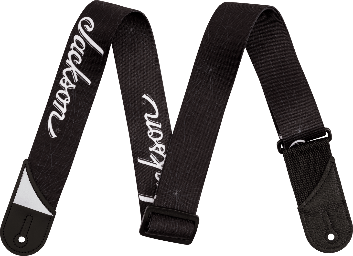 Jackson® White Logo Strap, Black